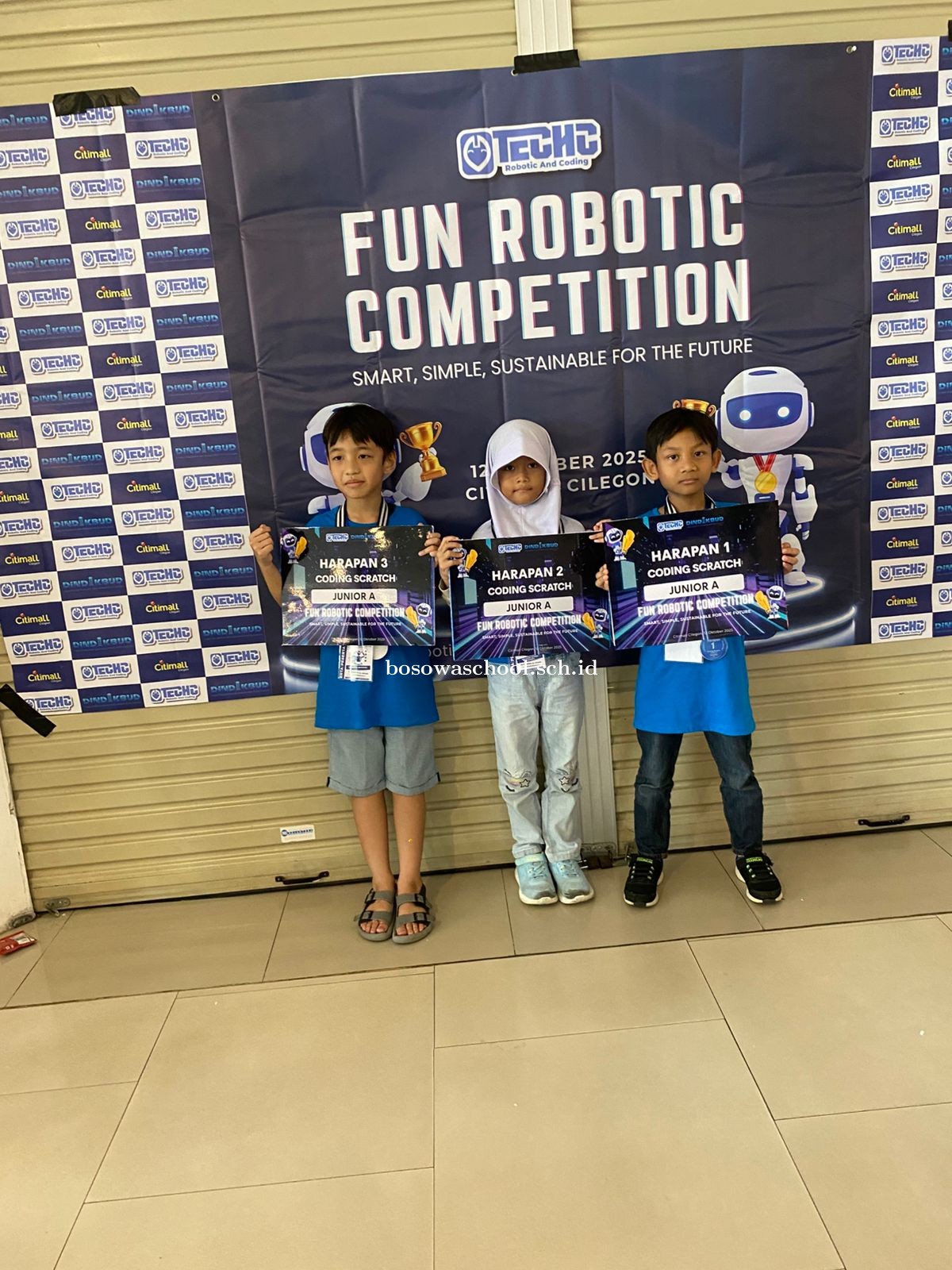 Siswa SD Bosowa Al Azhar Borong Piala di Ajang Lomba Coding se-Kota Cilegon